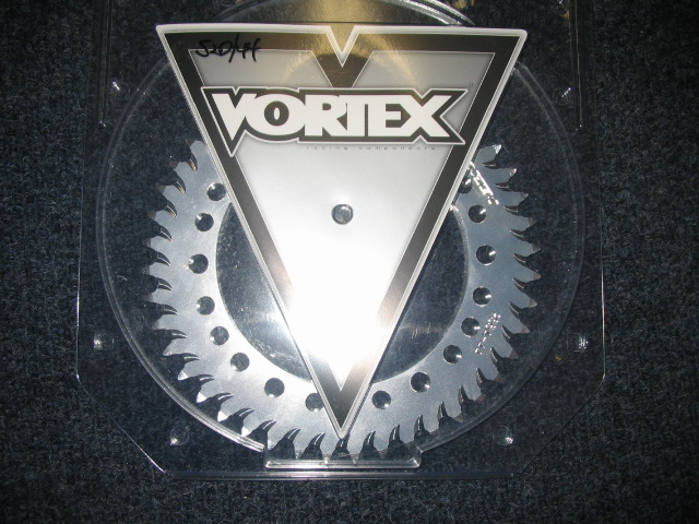Vortex 525 aluminum rear sprocket