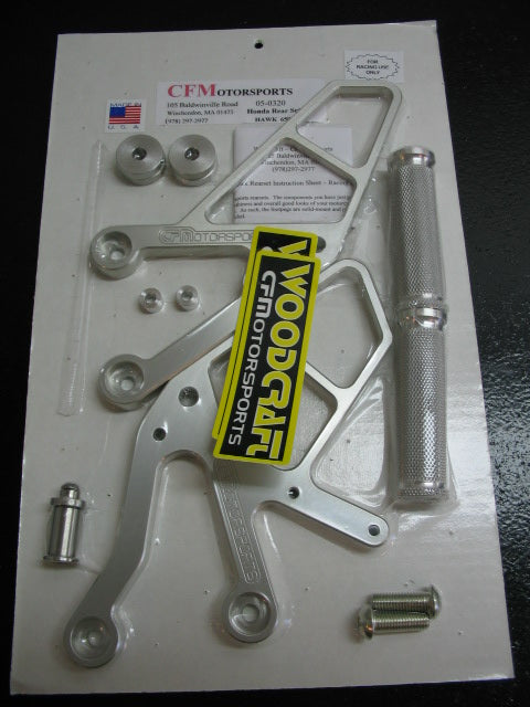 Woodcraft Rearsets Honda Hawk $275.49